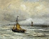 Off The Coast by Hendrik Willem Mesdag
